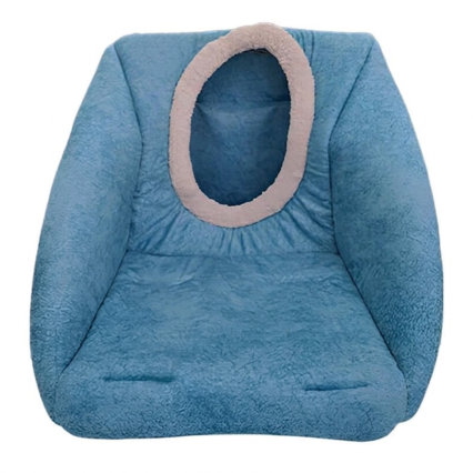 Comfort Üç Fonksiyonlu Kedi Yatağı - MAVİ